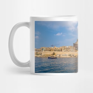 Coastal landscape of Valletta, Malta Mug